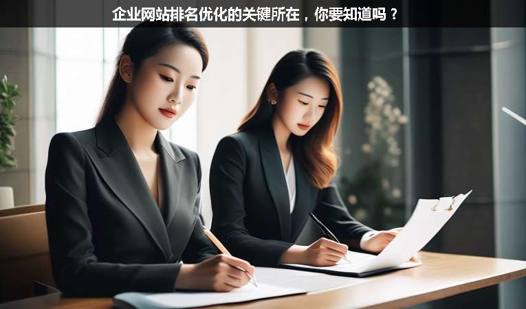 企業(yè)網(wǎng)站排名優(yōu)化的關(guān)鍵所在，你要知道嗎？